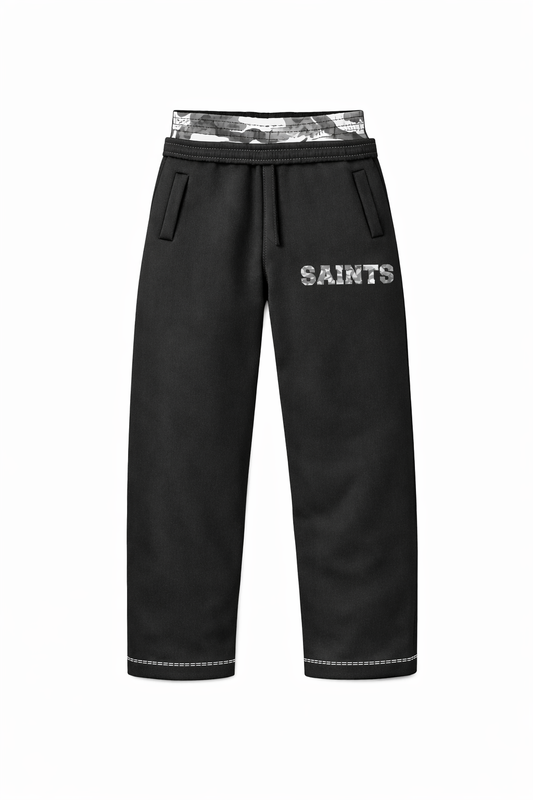 Camo Dubble Waisted - Black