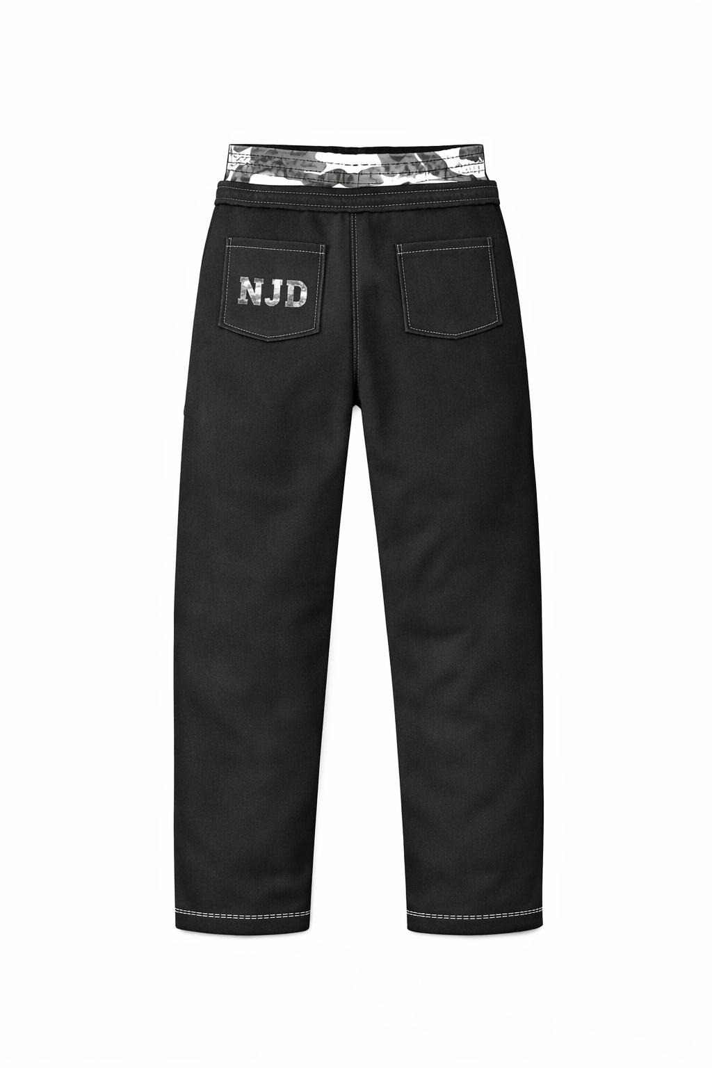 Camo Dubble Waisted - Black